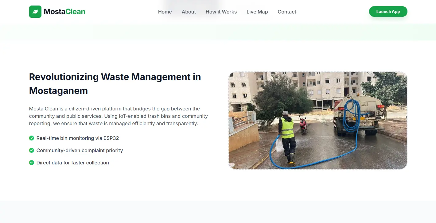MostaClean Platform Screenshot